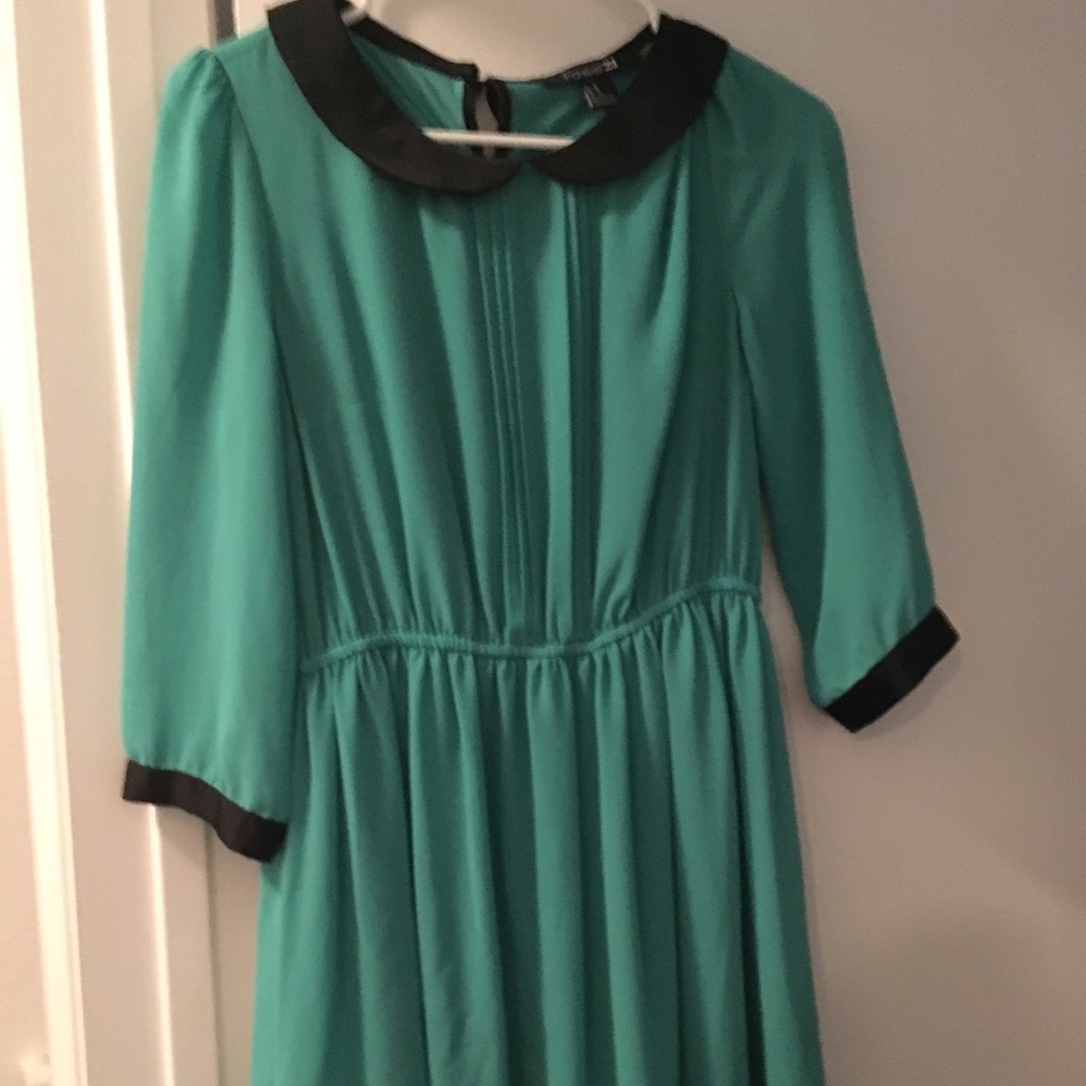 Teal forever 21 dress